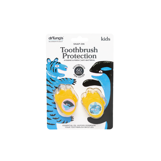 Kid's Snap-On Toothbrush Protection yellow