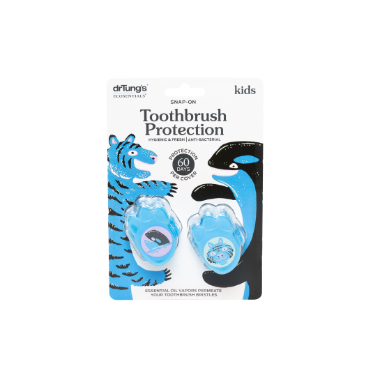 Kid's Snap-On Toothbrush Protection blue